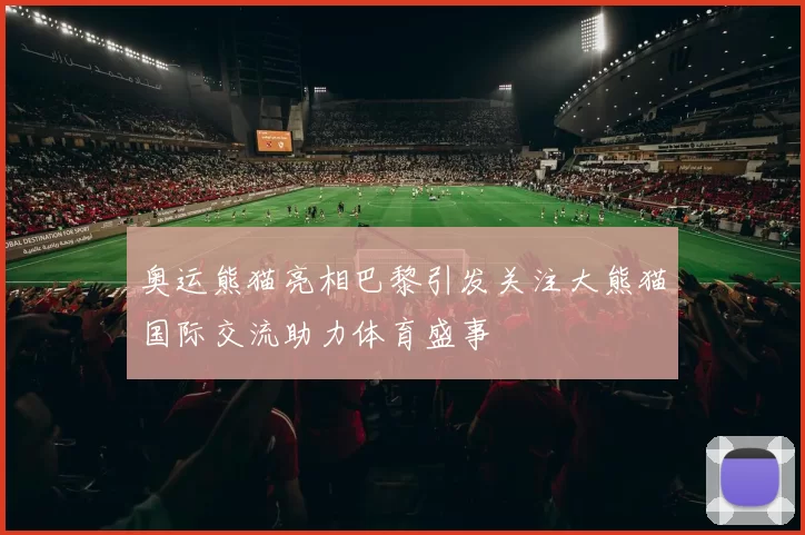 奥运熊猫亮相巴黎引发关注大熊猫国际交流助力体育盛事